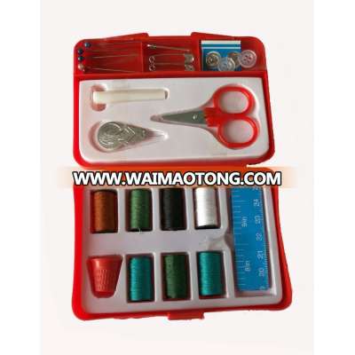 115mm sewing kit in plastic with paper card travel kits