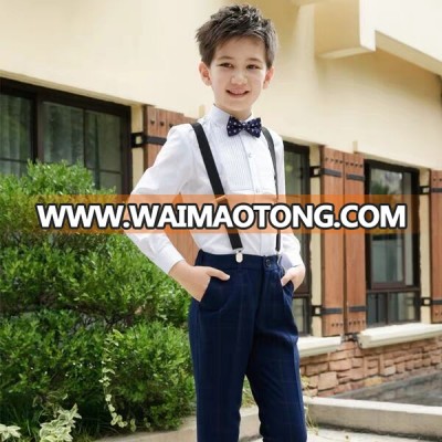 Children's suspenders clip children's black suspenders tie suit baby suspenders adjustable