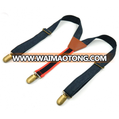 jeans Customized metal suspender clip for garment