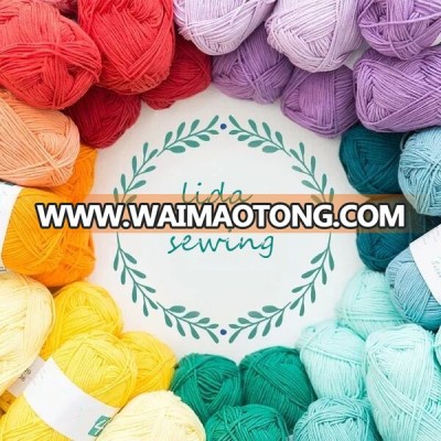 5 strands of milk cotton self-woven scarf wool ball blanket in the ball of coarse thread hand diy crochet wool