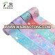 3"Flamingo silver hologram foil printed grosgrain ribbon wholesale