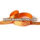 Custom High Light Gold Foil Printed Polyester Ribbon