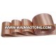 Gold String Woven Ribbon Double Faced Polyester Purl Satin Ribbon Roll