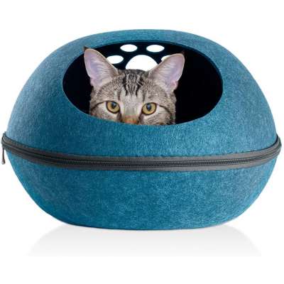 washable and foldable Small Pet Den & Felt Cat House Cave and bed, accept customization